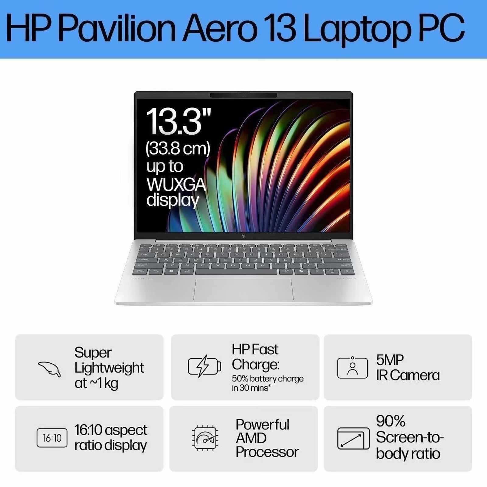 Buy HP Pavilion Aero 13-bg0016AU AMD Ryzen 5-8640U Thin & Light